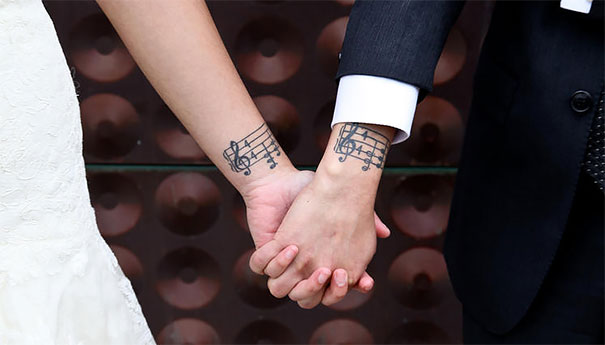 Matching Couple Tattoos For Lovers That Will Grow Old Together