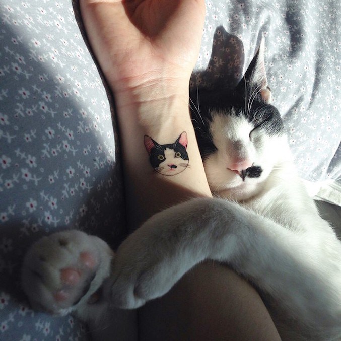 South Koreans Do Cat Tattoos To Show Their Love For Their Favorite Feline Friend