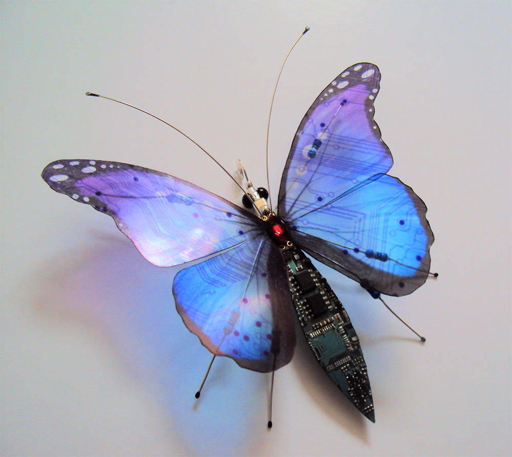 Insects Constructed from Video Game and Computer Components